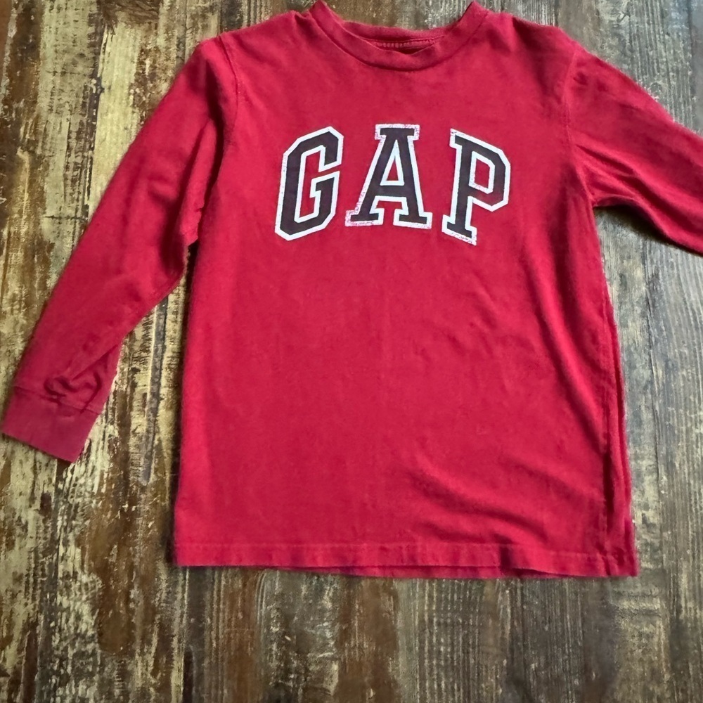 GAP Red Long Sleeve Tee